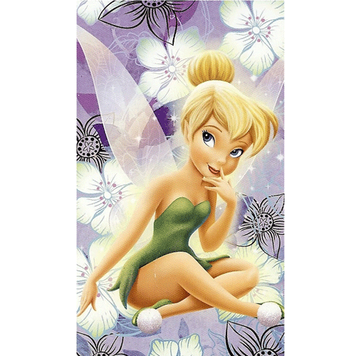 Drap de bain F�e Clochette