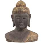 Statues Bouddha et Moine bouddhiste