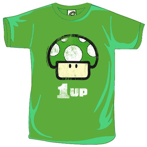 Tee-shirt 1UP Mushroom Nintendo