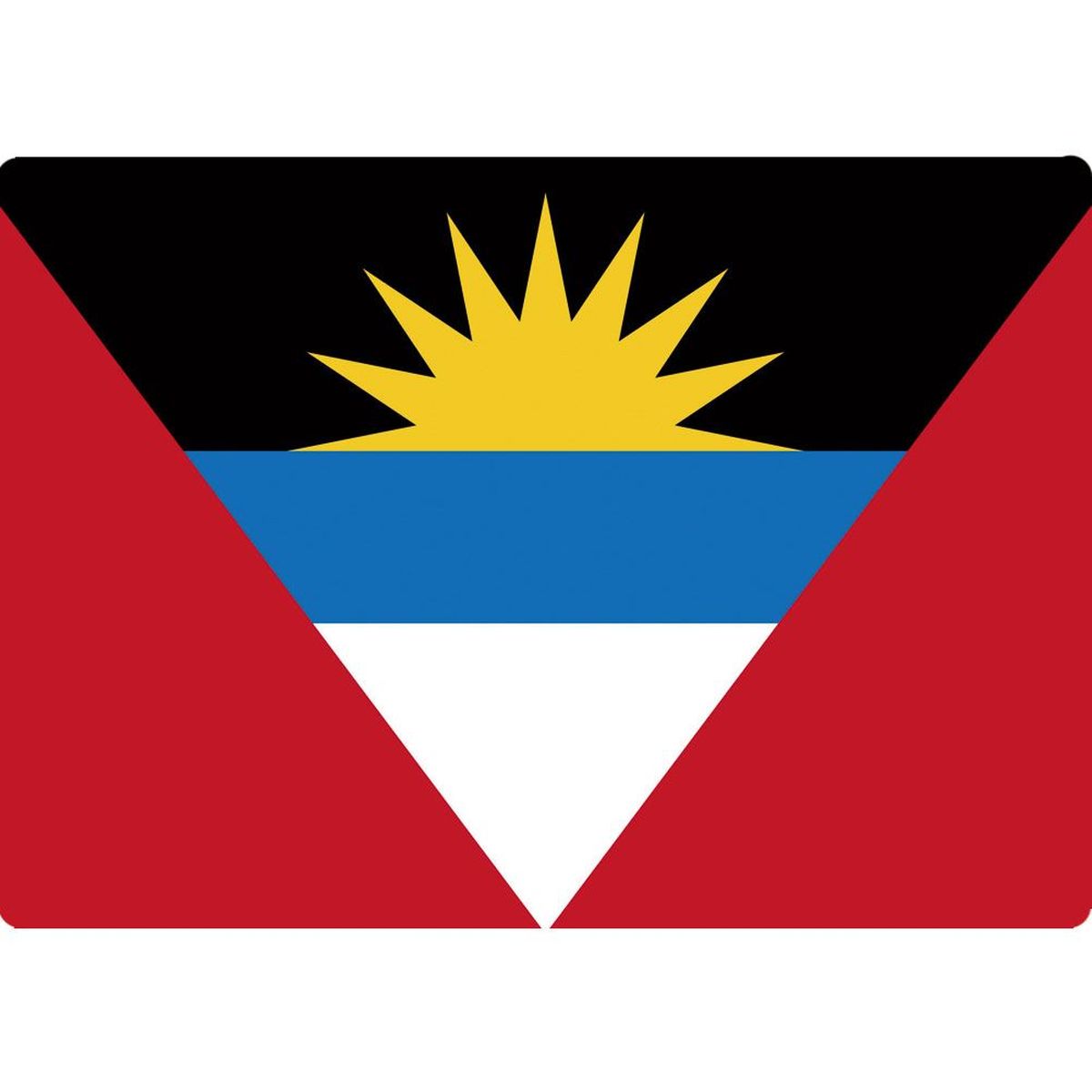 Informatique Tapis de souris drapeau Antigua