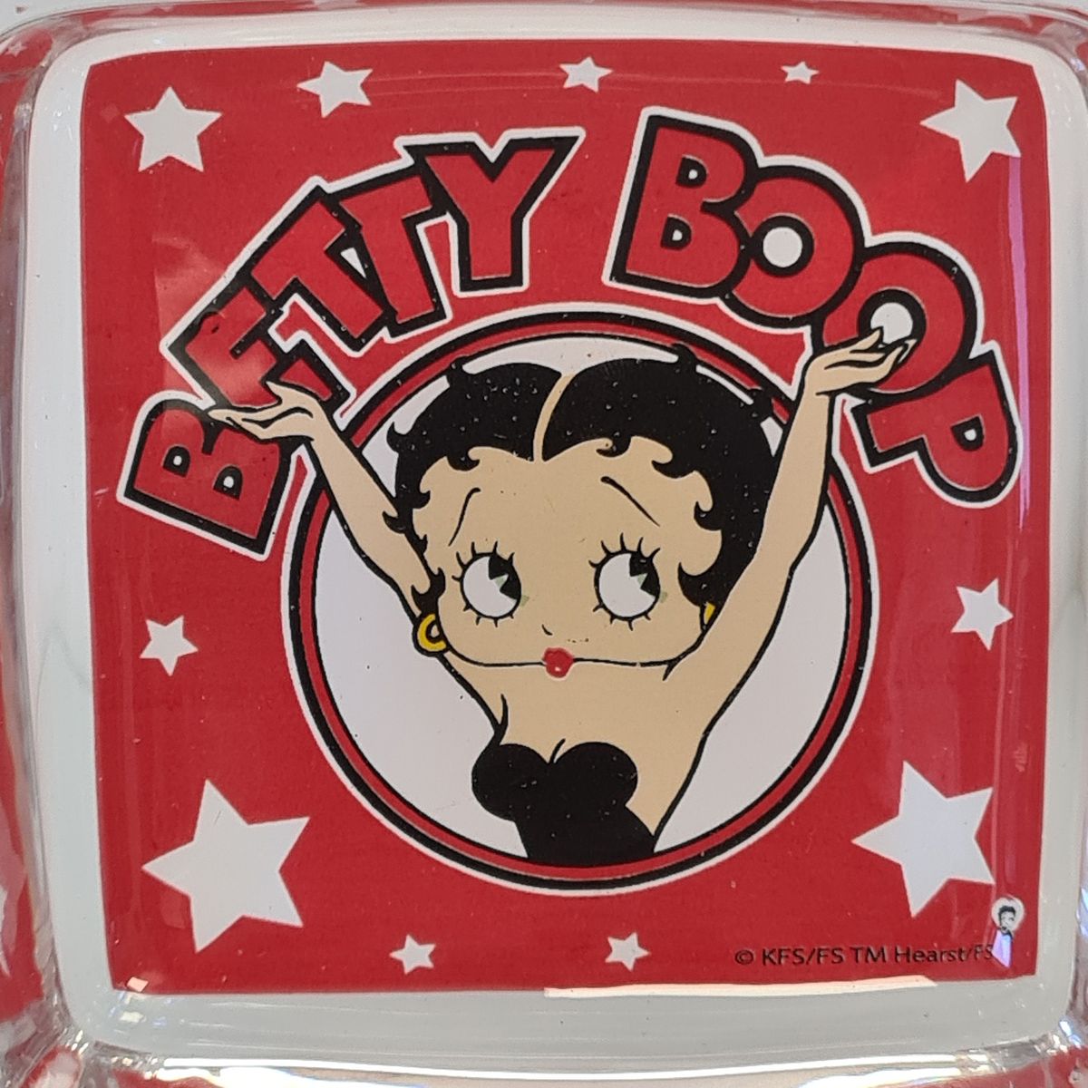 Cendrier carr Betty Boop