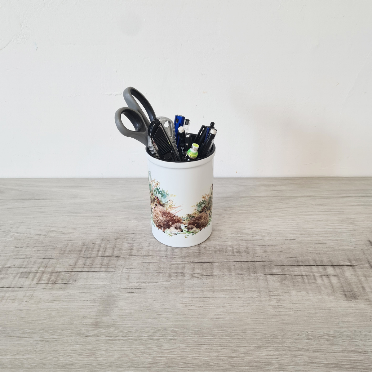 Pot  stylos en cramique Hrissons Cbkreation