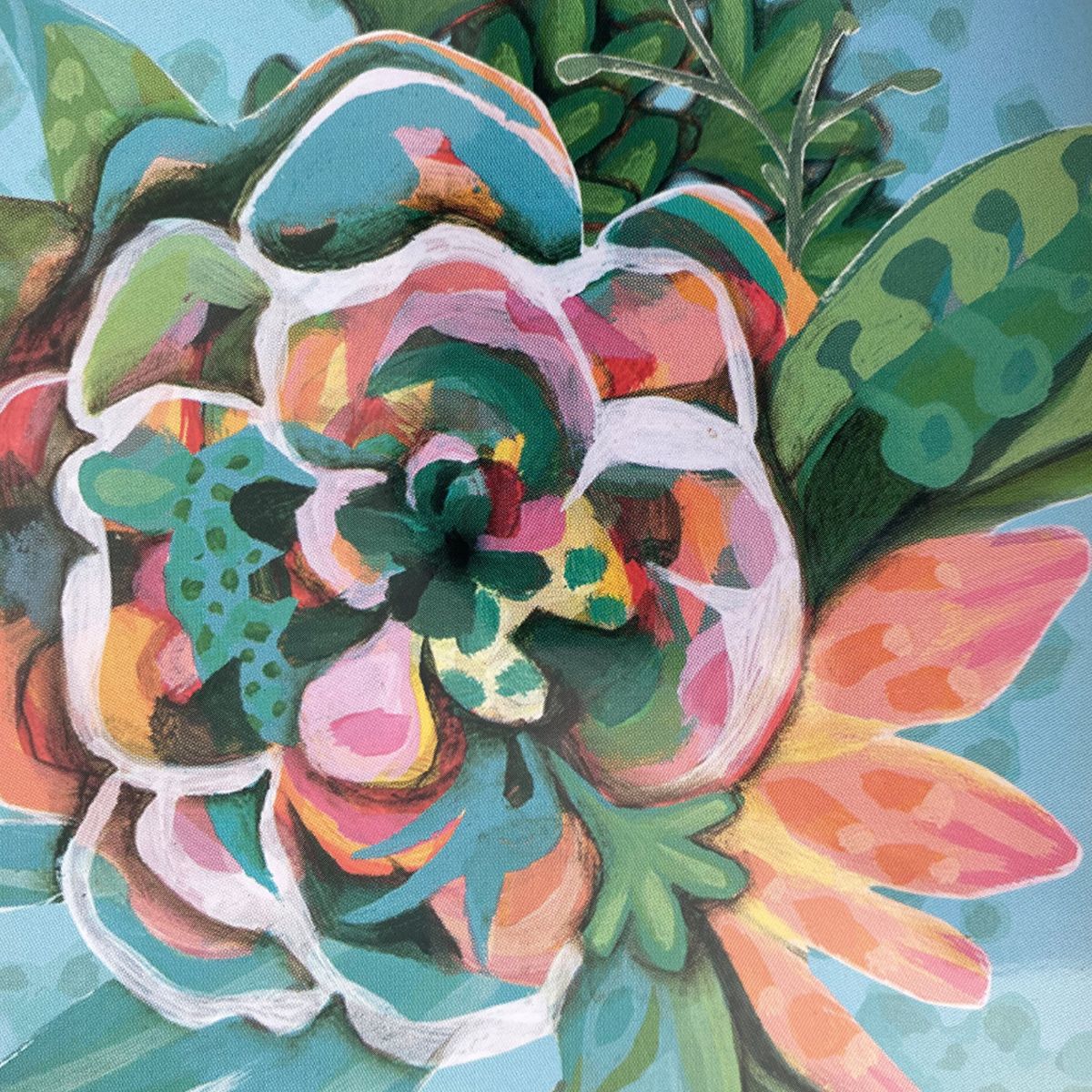 Petit plateau Blooms par Michelle Allen 21 x 14 cm