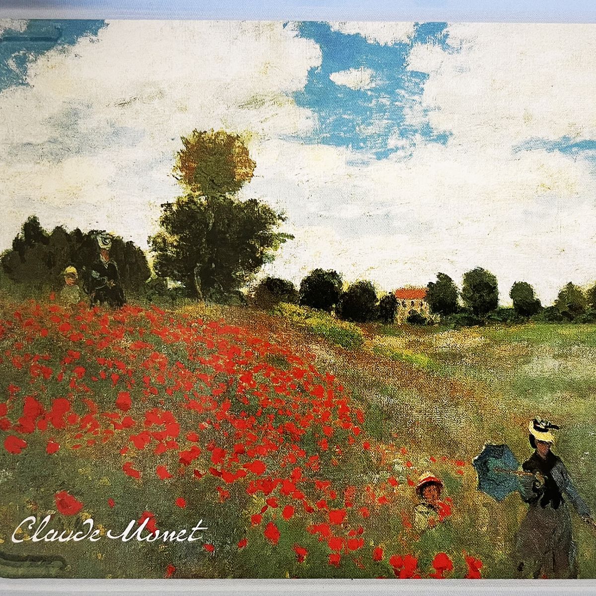 Plateau vide poche Les Coquelicots - Monet 21 x 14 cm