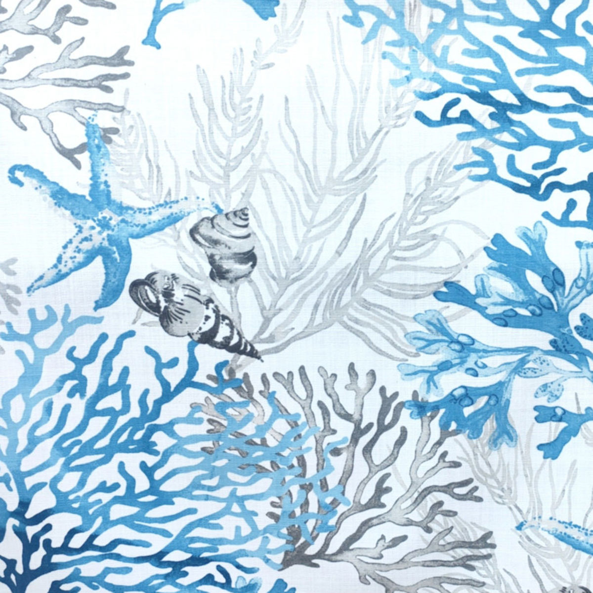 Nappe enduite Guiberon Bleu 150 x 150 cm