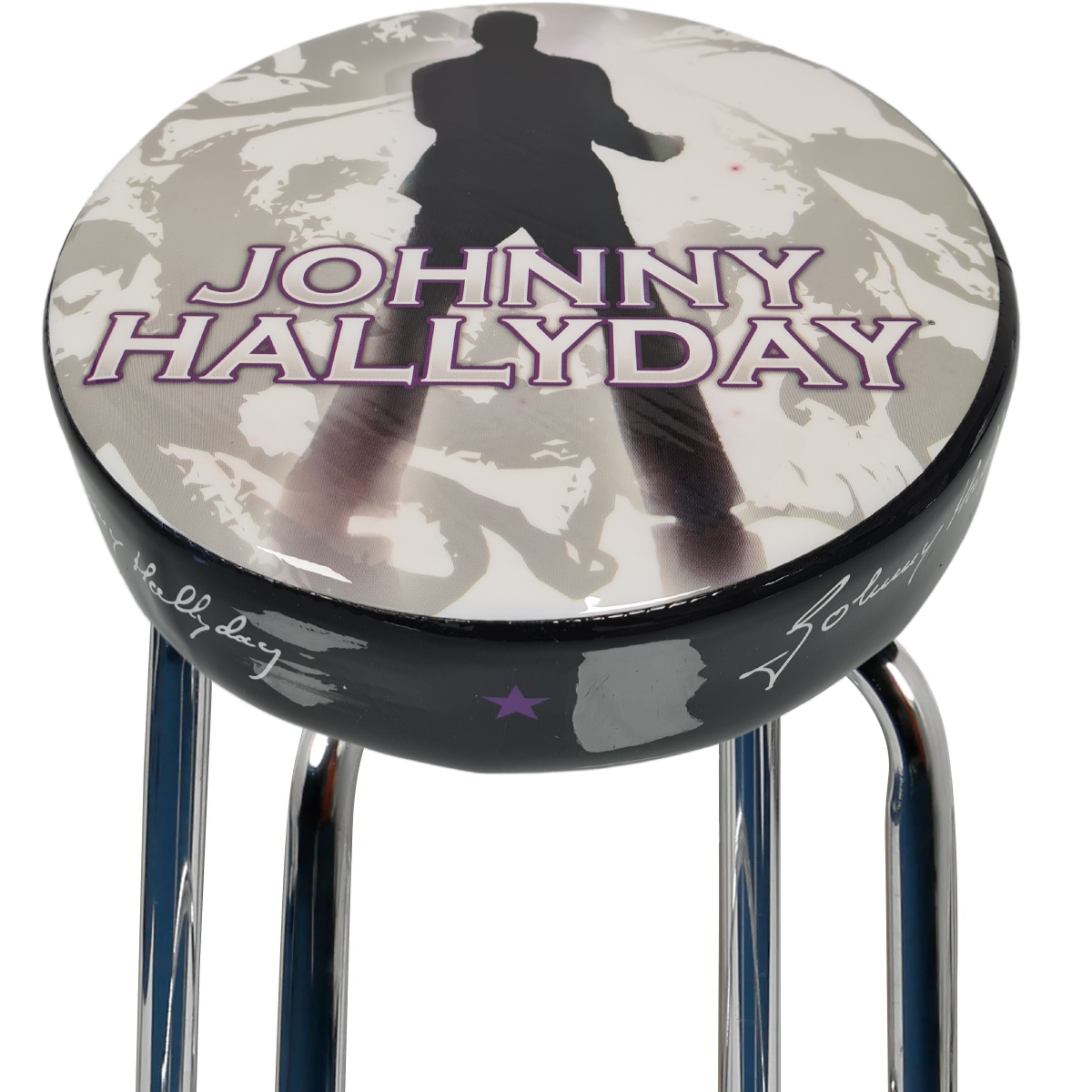 Tabouret de bar Johnny Hallyday 73 cm