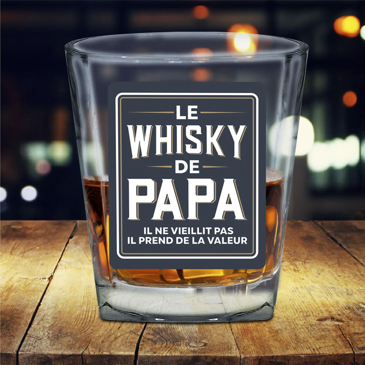 Verre  whisky - le whisky de papa