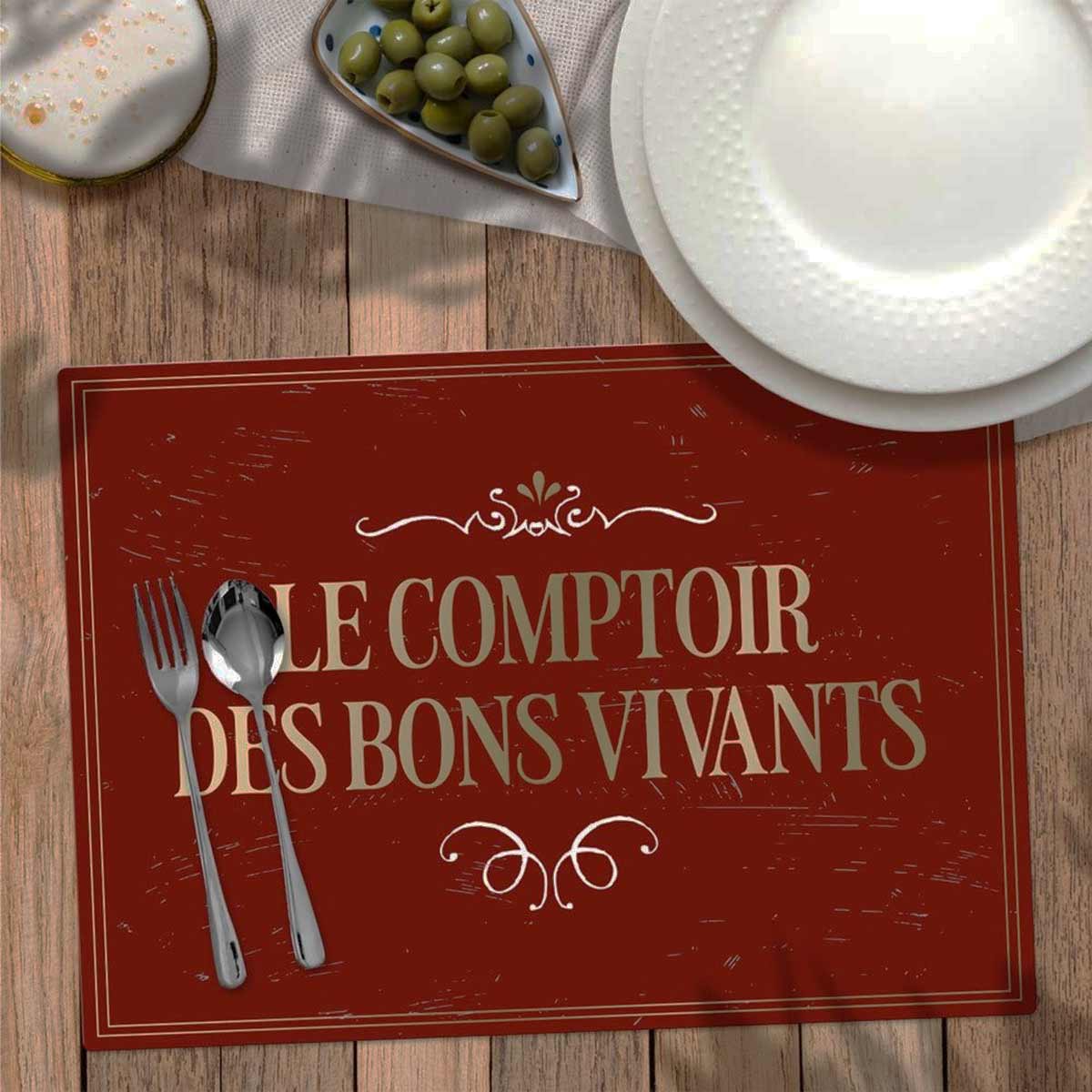 Set de table Le comptoir des Bons Vivants