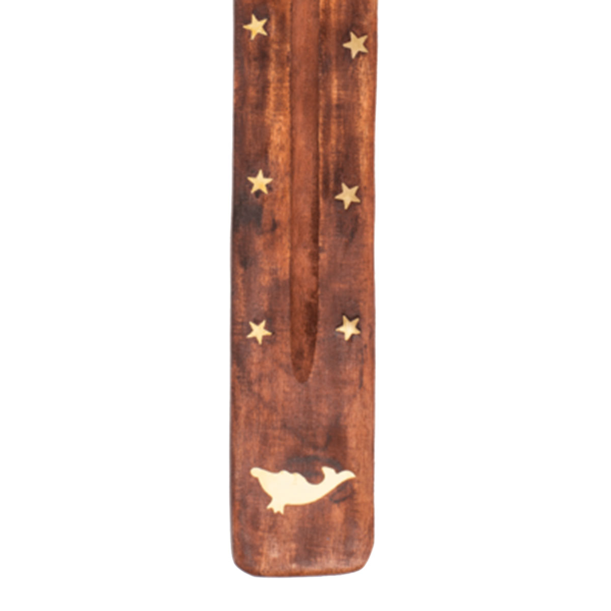 Porte encens en bois motif dauphin