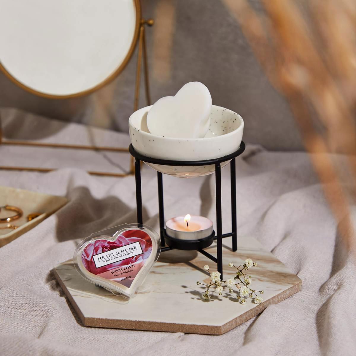 Diffuseur pour galet parfum Amour Heart and Home