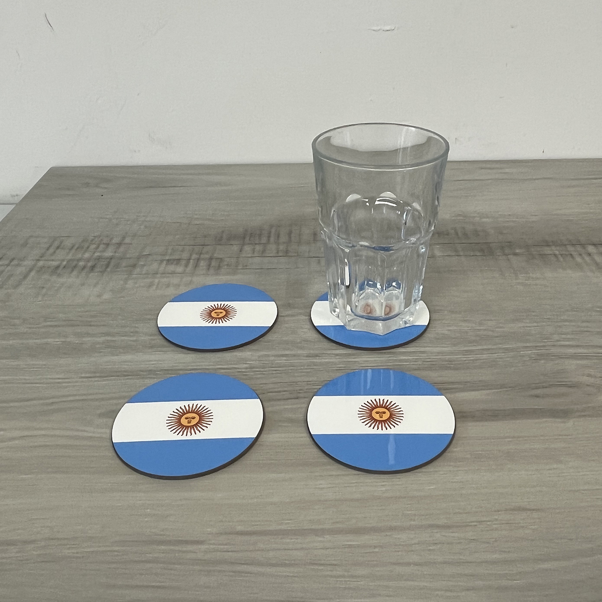 Set de 4 dessous de verres Argentine by Cbkreation