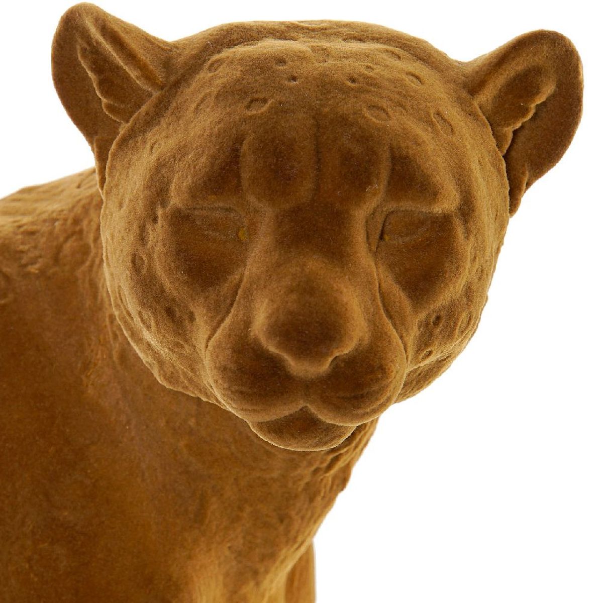 Statuette de dcoration en rsine lopard