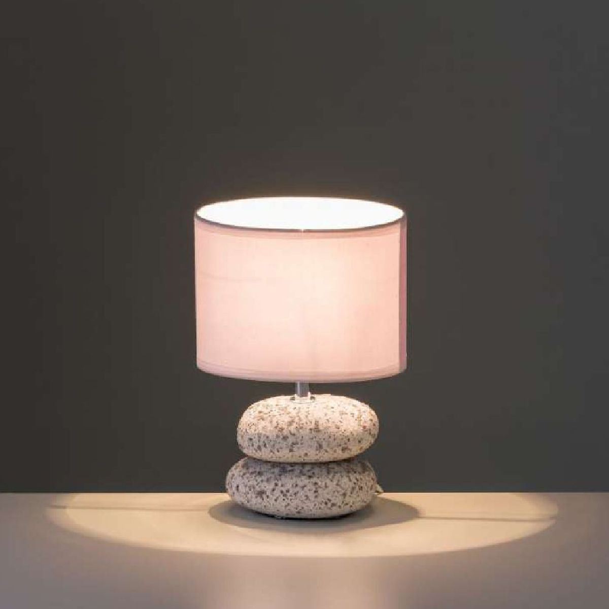 Lampe galet cramique 23.5 cm
