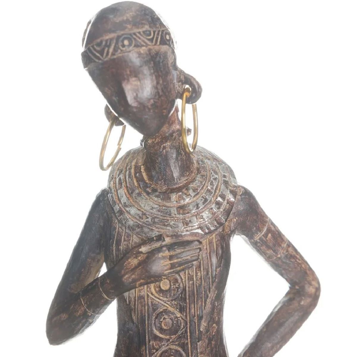 Dcoration femme africaine 36 cm