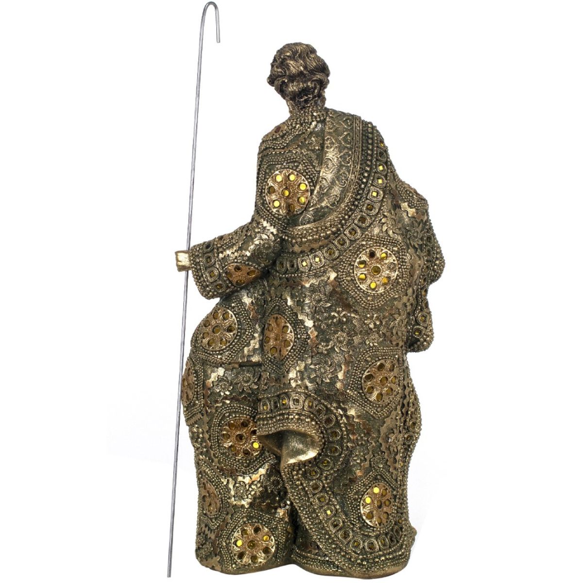 Grande statue Nativit en rsine 46 cm
