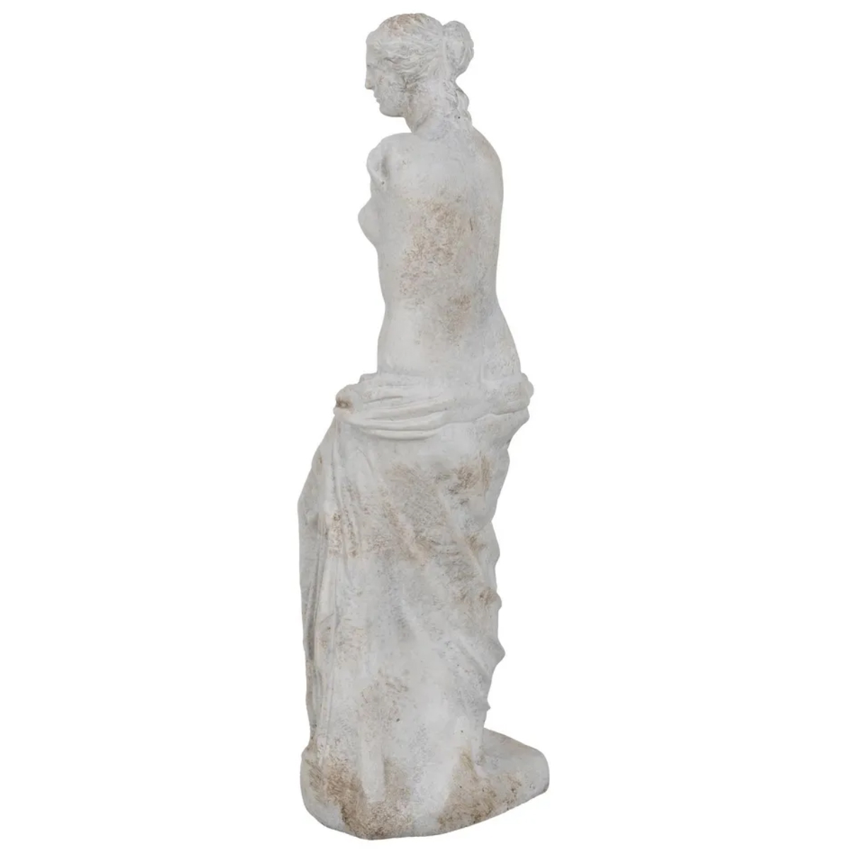 Statue Vnus en ciment patin et vieilli 47 cm