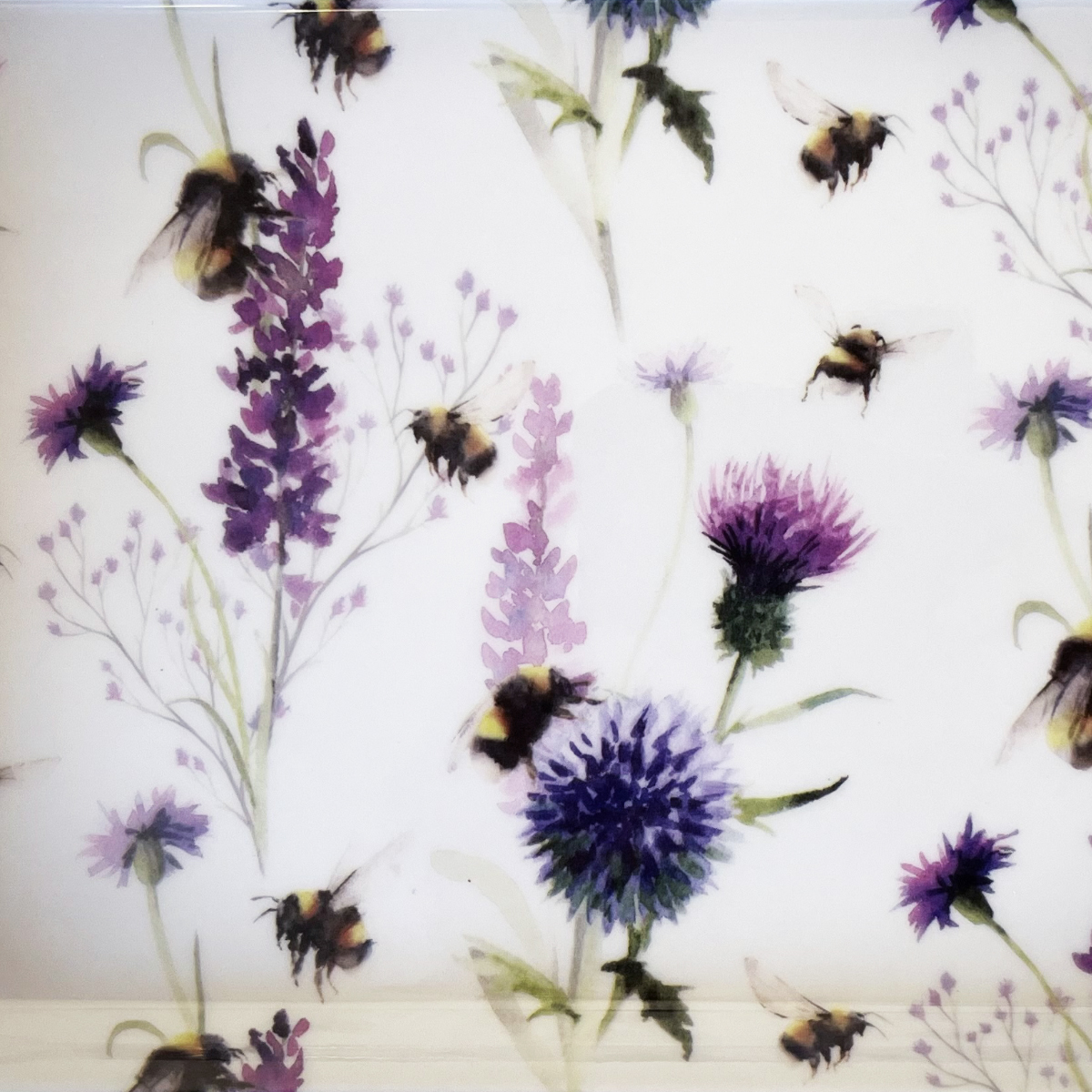 Mini plateau vide poche rectangulaire abeilles et chardons