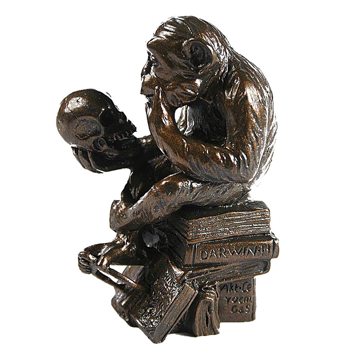 Figurine reproduction Le Singe savant de Rheinhold 13 cm