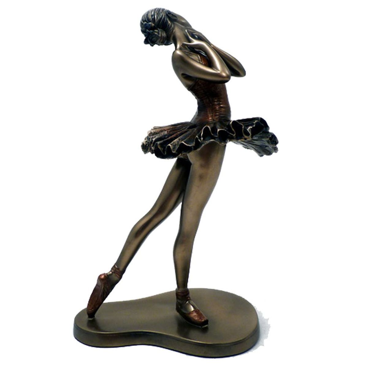 Statuette Danseuse de collection aspect bronze 24 cm