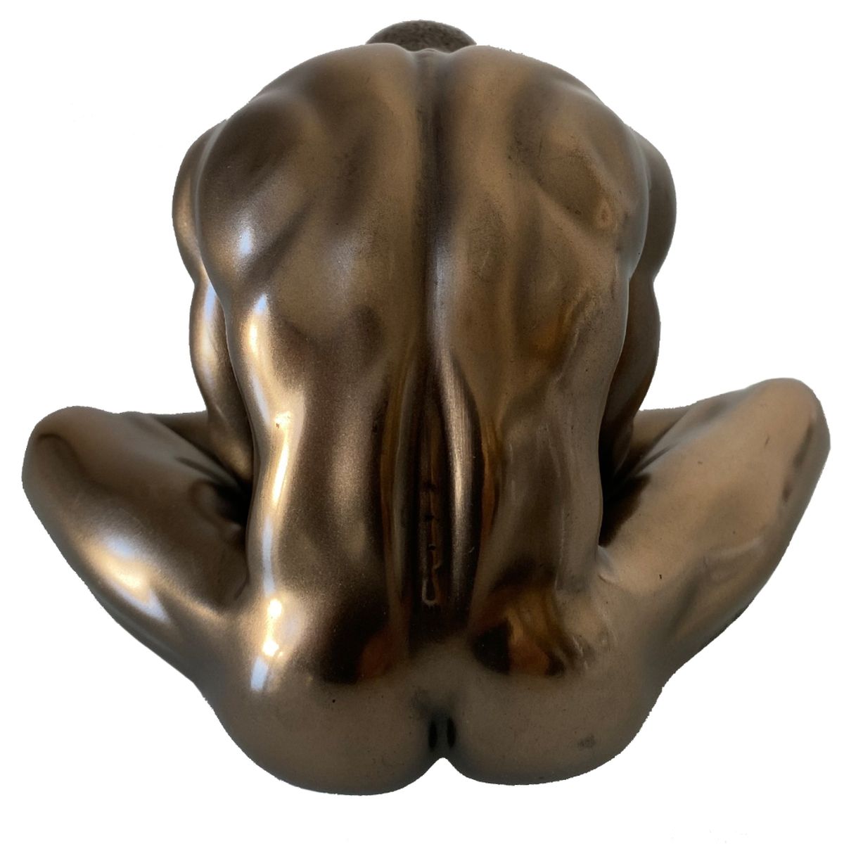 Statuette Body-Talk en rsine - Homme assis 8 cm