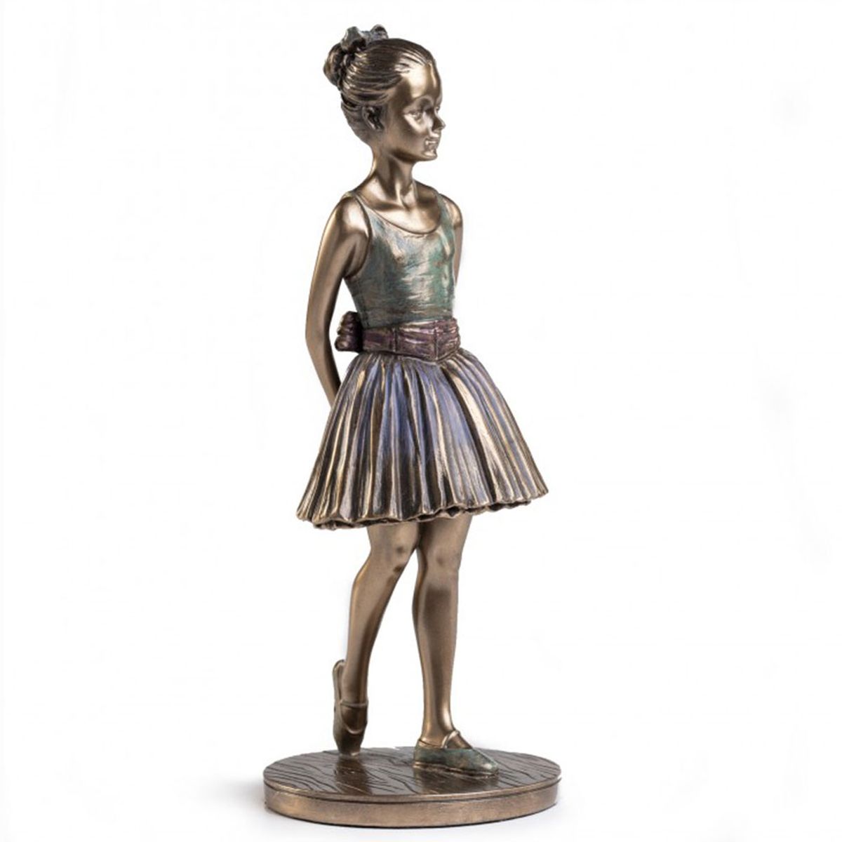 Statuette Danseuse de collection aspect bronze 20 cm