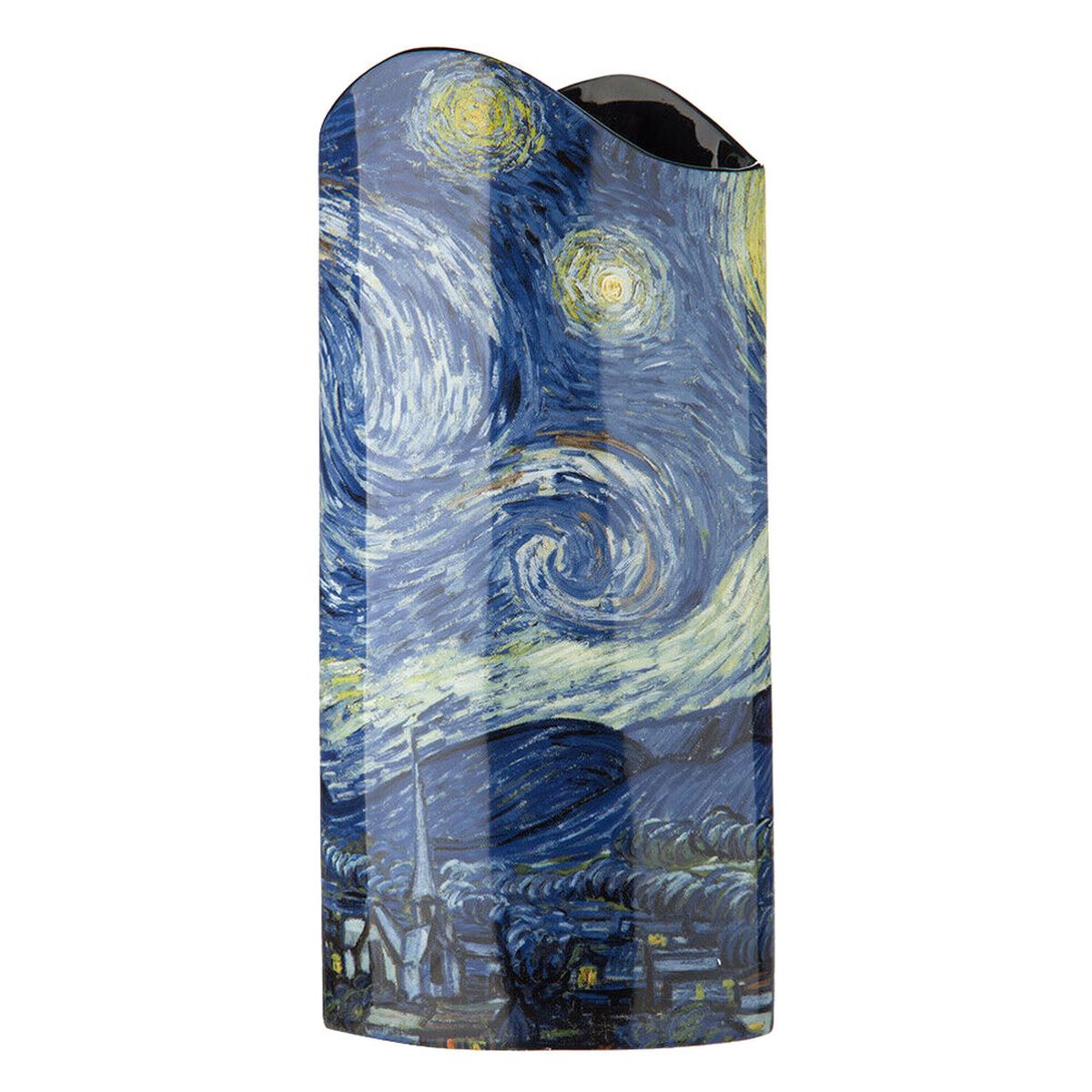 Vase en cramique silhouette Van Gogh - Nuit toile
