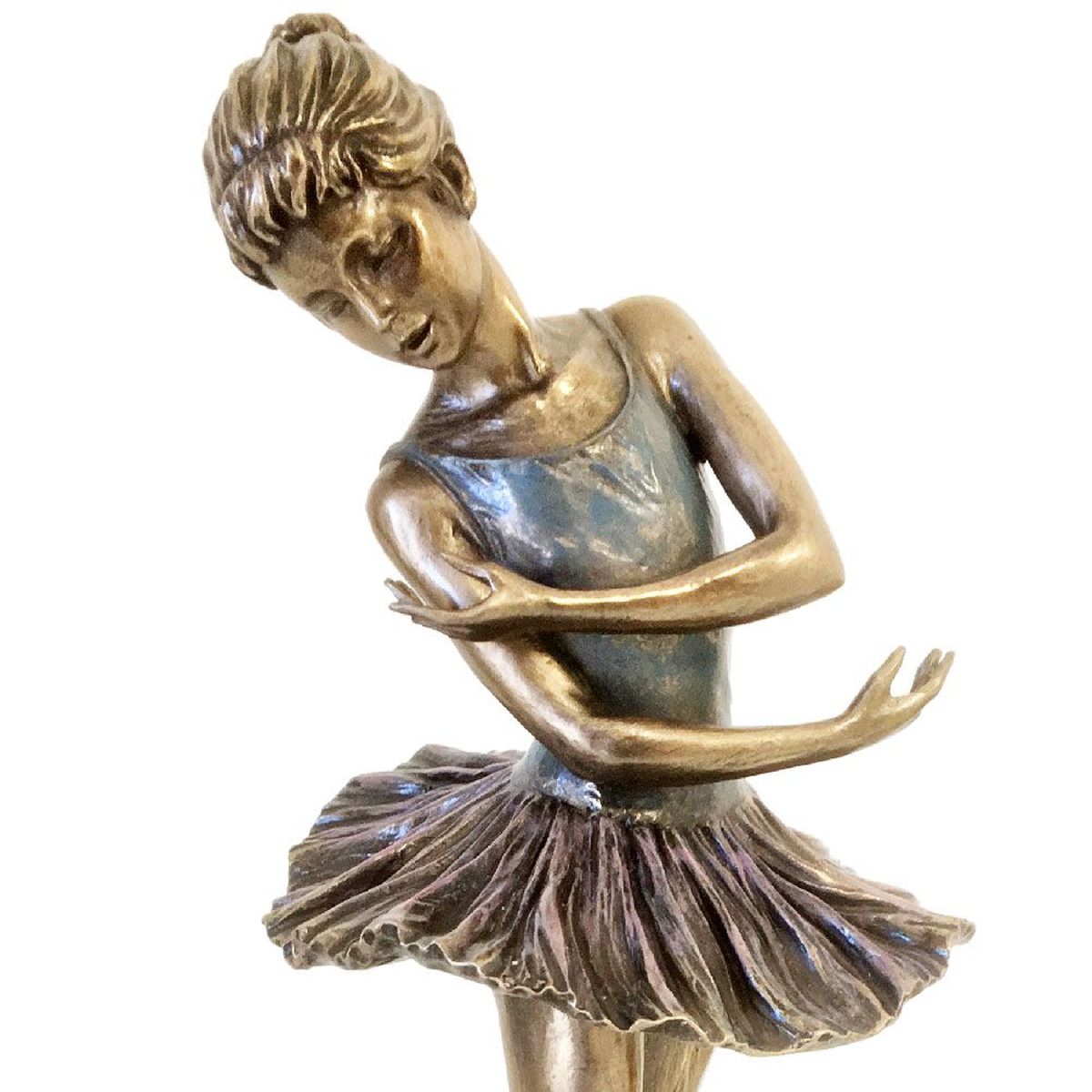 Statuette Danseuse aspect bronze 26 cm