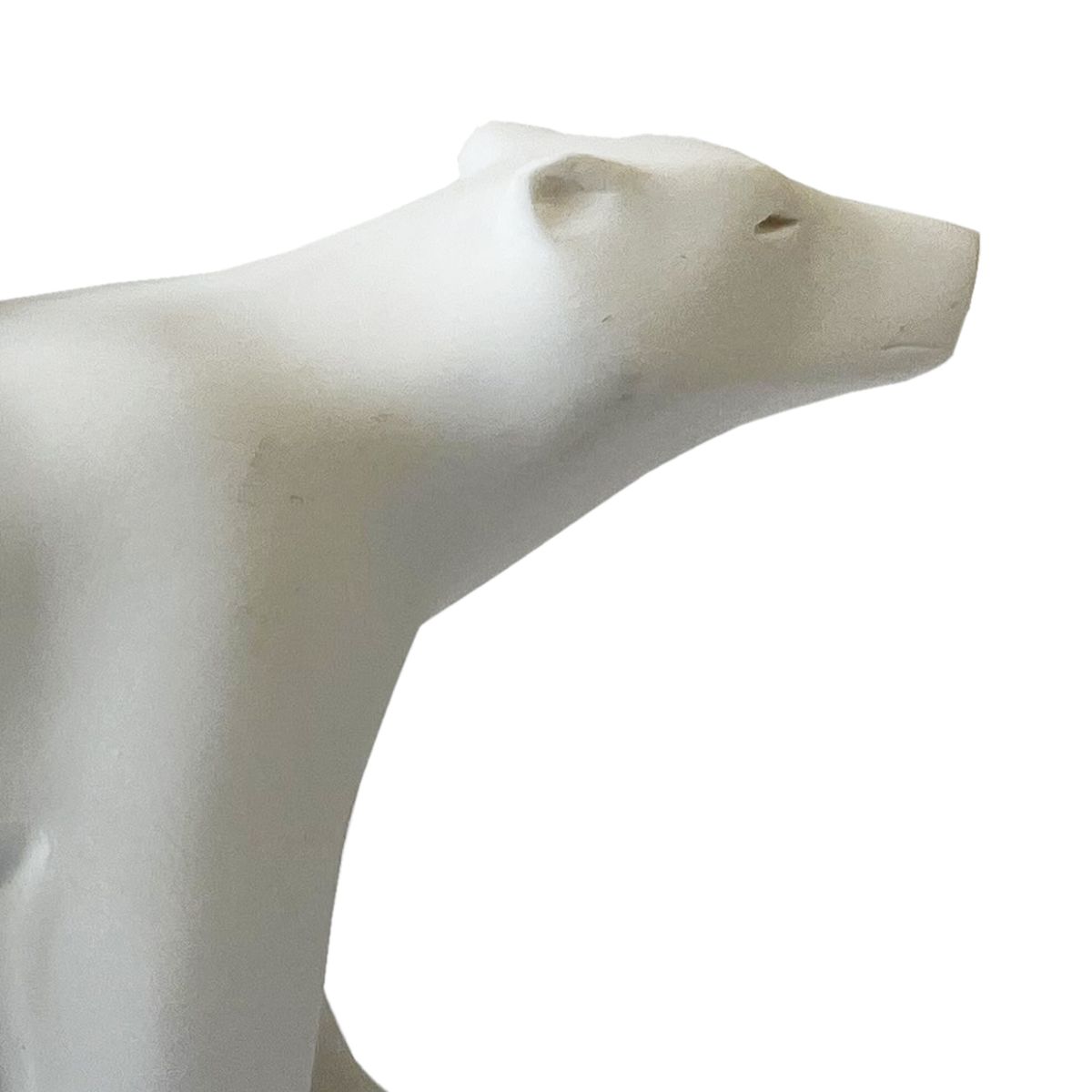 Figurine ornement de sapin reproduction ours blanc