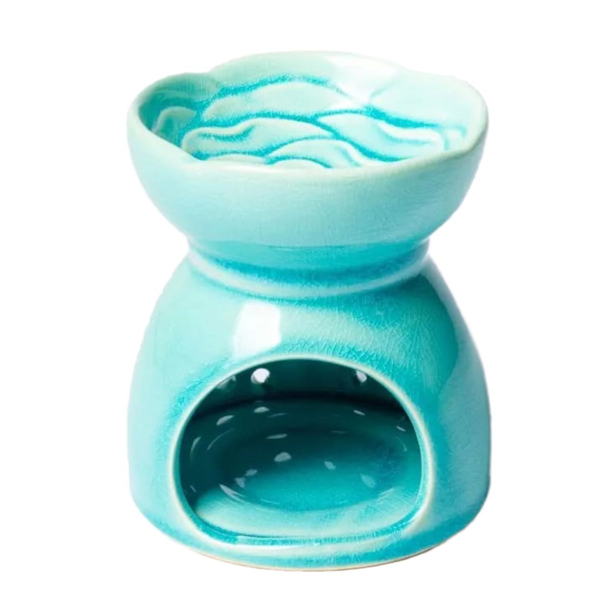 Brle-Parfum en cramique bleue