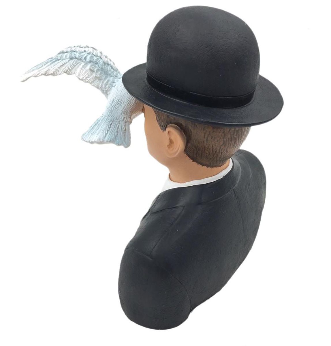 Statuette de collection Magritte - L'homme au Chapeau Melon