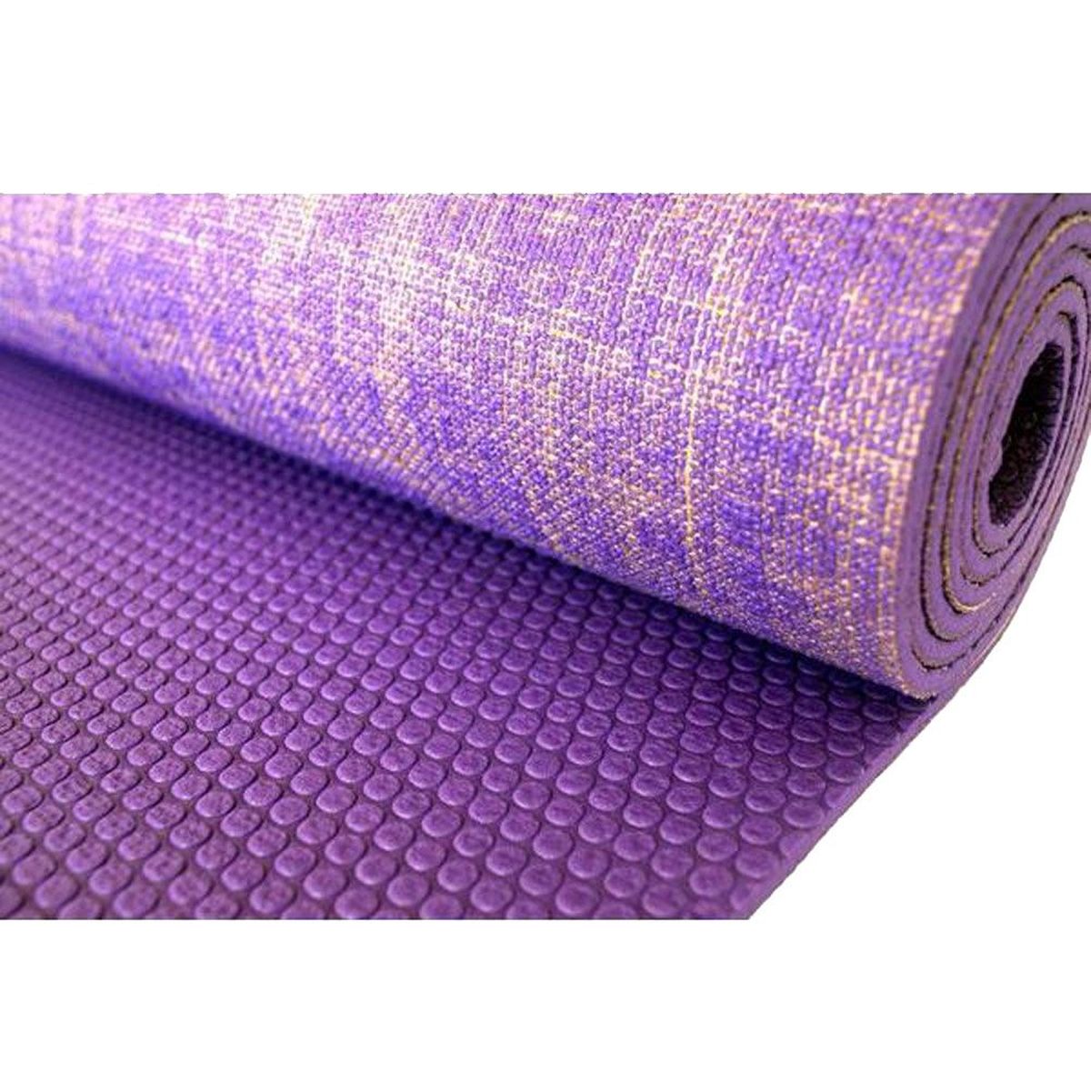Tapis de Yoga jute violet 1550 g