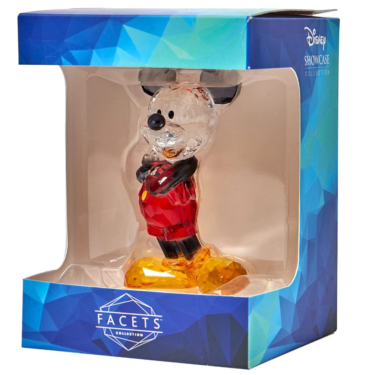 Statuette de collection Mickey Mouse en acrylique facett