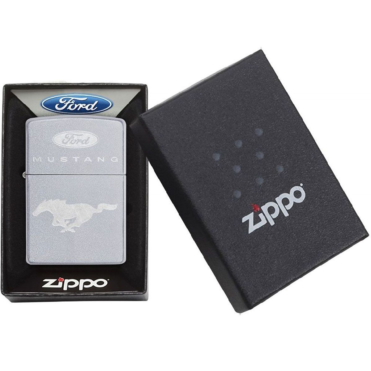Zippo Ford Mustang grav