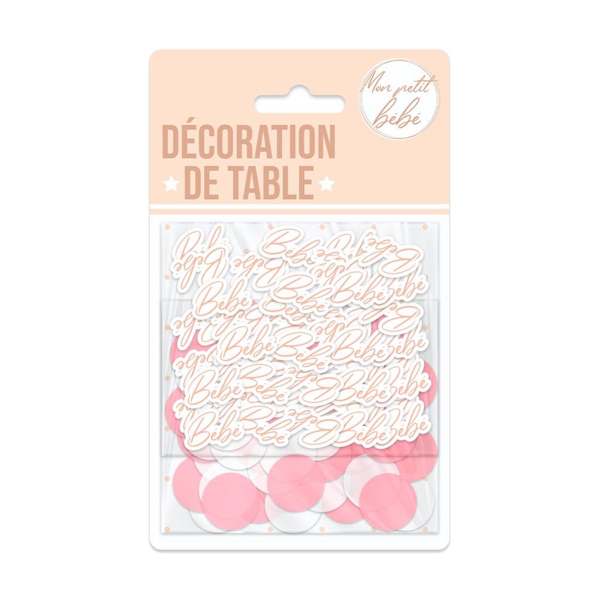 DUO CONFETTIS BABY SHOWER FILLE