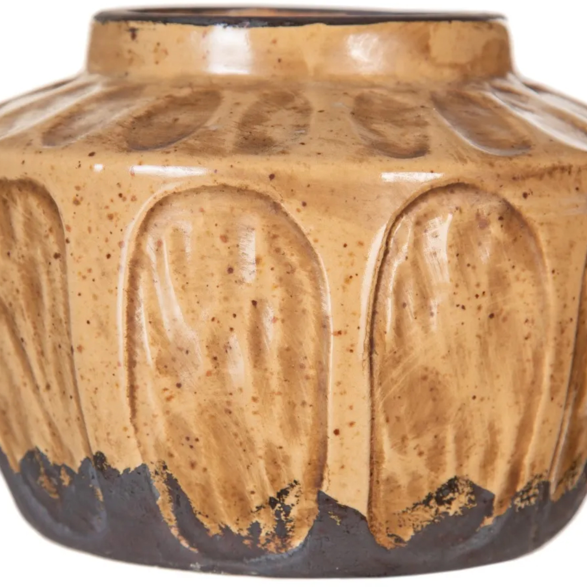 Vase en cramique vieillie