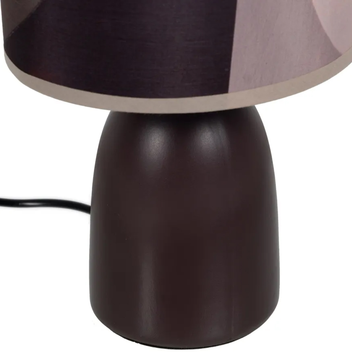 Lampe en cramique marron 29.5 cm