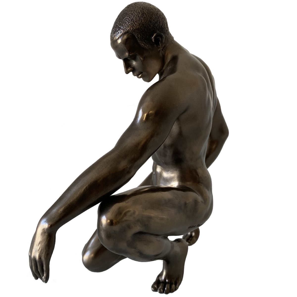 Statuette Body-Talk en rsine - Homme 15.5 cm