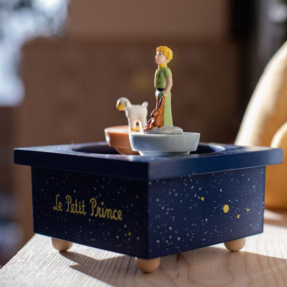 Boite  musique en bois le Petit Prince