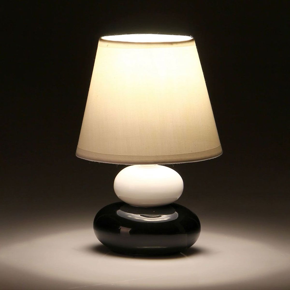 Lampe galet en cramique 22 cm