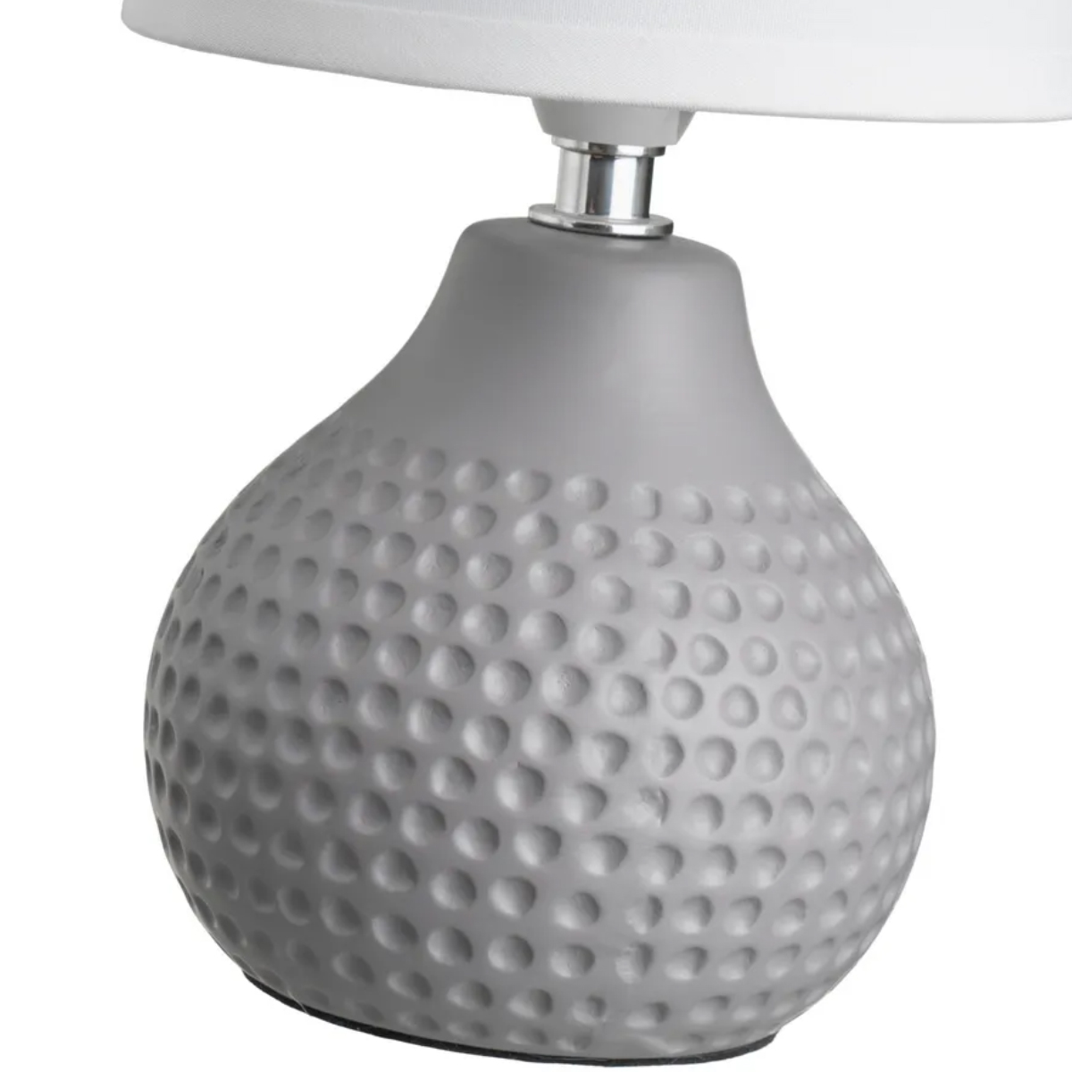 Lampe en cramique 25 cm - Gris