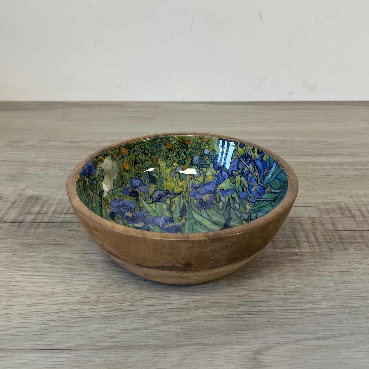 Grande coupelle en bois ronde  Iris - Van Gogh