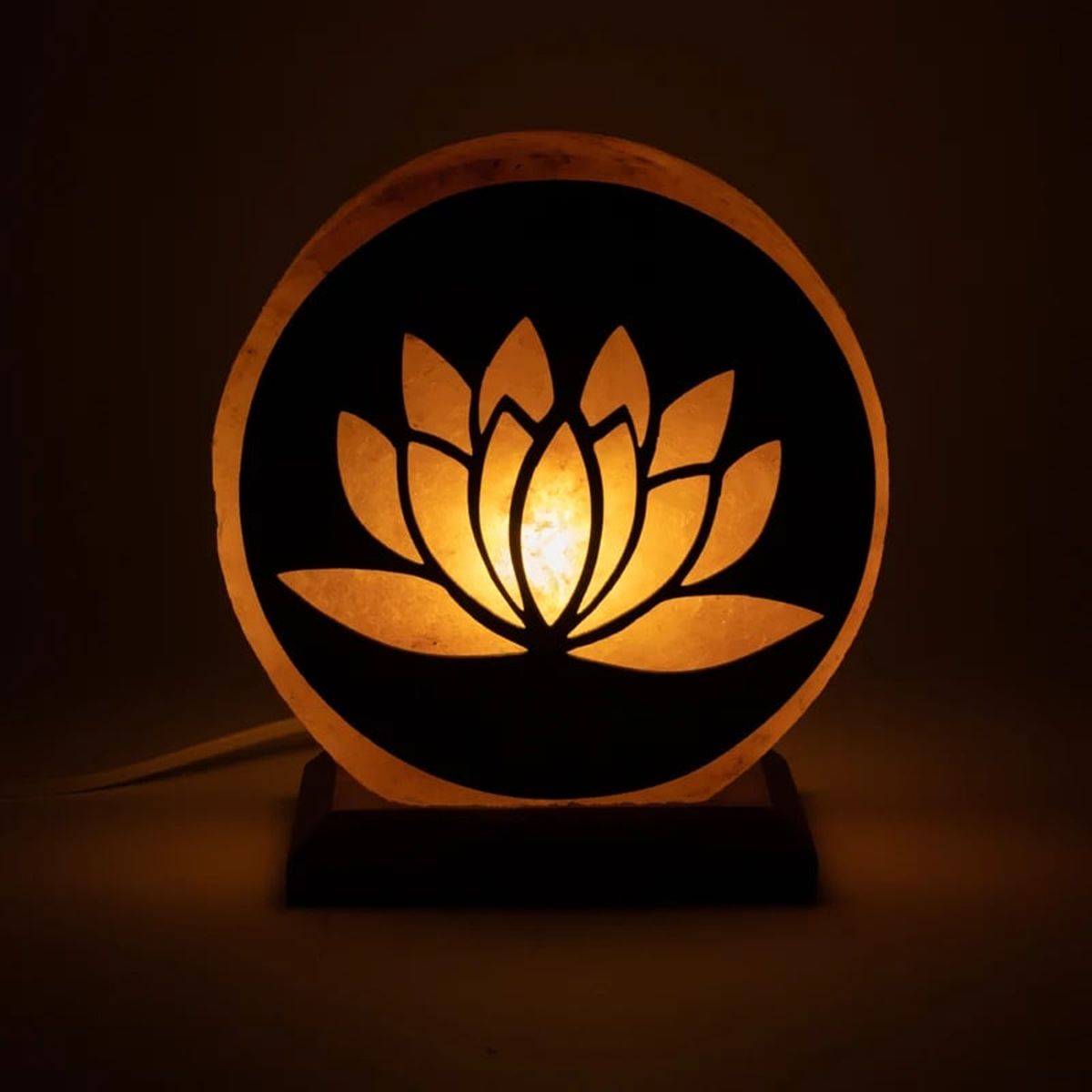 Lampe de sel Lotus