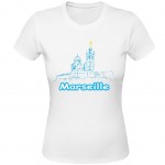 Tee shirt Blanc femme Marseille