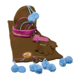 Set Bonnet �charpe gants Titi marron