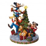 Statuette de Collection Goofy, Donald, Mickey, Minnie et Pluto