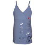 Top � bretelles Pucca bleu