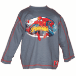 Tee shirt Manches longues Spiderman acier