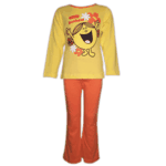 Pyjama Madame Bonheur Jaune Orange