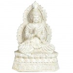 Statuette Beige dco Bouddha 18.5 cm