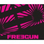 Plaid motif placé Logo Freegun